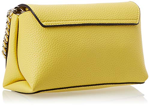 Guess Uptown Chic Mini Xbody Flap, bolso bandolera para Mujer, Amarillo (Yellow), 9x13x21 Centimeters (W x H x L)