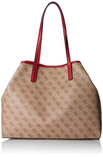 Guess - Vikky, Bolsos totes Mujer, Marrón (Brown/Bro), 39.5x31x18 cm (W x H L)