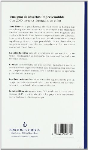 GUIA DE LOS INSECTOS DE EUROPA (GUIAS DEL NATURALISTA-INSECTOS Y ARACNIDOS)