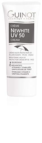 Guinot - Crema brillante protectora para cara, contra rayos UV SPF 50