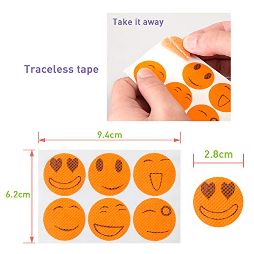 GWHOLE 306 Parches repelentes de Mosquitos Naturales, sin DEET, Pegatinas repelentes de Insectos para niños y Adultos