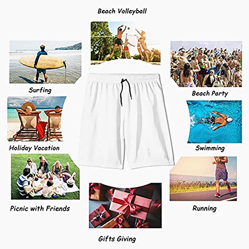 GYHJH Bañador para Hombre Outlander Fraser Tartan Plaid Shorts de Playa de Secado rápido con Bolsillos y Forro de Malla