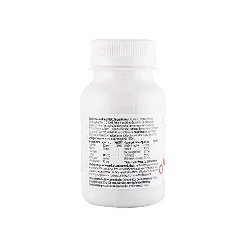 H4U Propóleo con Vitamina C 100 comprimidos de 800 mg