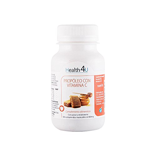 H4U Propóleo con Vitamina C 100 comprimidos de 800 mg