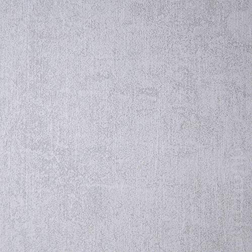 Habitdesign 0L6096A - Cabezal y mesitas, Blanco Artik y Gris Cemento, Medidas: 176 cm (Largo) x 96,5 cm (Alto)