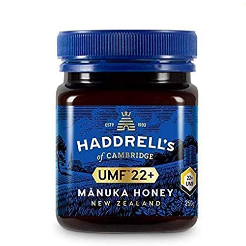 Haddrells of Cambridge Miel de Manuka | UMF 22+ MGO 1000+ | Miel de manuka pura premium de Nueva Zelanda | 250g