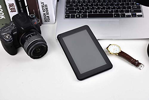 Haehne 7" Tablet PC - Google Android 6.0 Quad Core, 1G RAM 16GB ROM, Cámaras Duales 2.0MP + 0.3MP, 2800mAh, 1024 x 600 Pantalla, WiFi, Bluetooth, Rosado