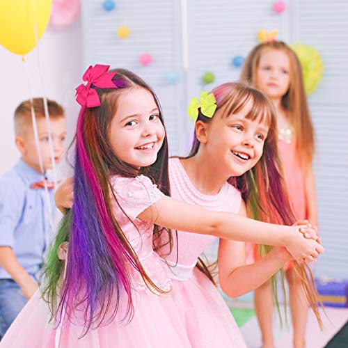 Hair Chalk, Tiza De Pelo, Cabello Tiza, Color de cabello lavable, Tinte de cabello lavable no tóxico, Para fiesta de teñido de cabello para niños, Cosplay - 12 colores