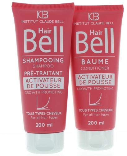 Hairbell Champú y Acondicionador Rosa Edición 2x200ml Crecimiento Del Cabello Acelerador