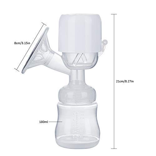 HALOVIE Sacaleches Eléctrico 2 en 1 Automático y Manual Extractor de Leche Bomba de Lactancia 2 Modos 9 Niveles Ajustables Pantalla LED Recargable USB Masaje con 10 Bolsas Leche Materna de 250ml