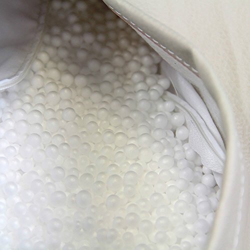 Hand Fotos Relleno Puff - Relleno para Puff, 250 litros de Perlas de poliestireno (Bolas) Ignífugas, Bolitas de poliespan