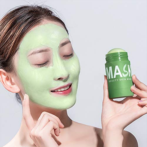 Hankyky 40g Mascarilla de arcilla Matcha de té verde Limpieza profunda Cuidado de la piel Mascarilla de barro Tratamiento de acné de espinillas Control de aceite Mascarilla de equilibrio Cuidado