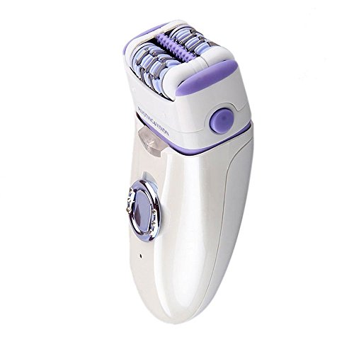 HanLuckyStars Depiladora Eléctrica de Precisión Recargador sin cable con 7 accesorios para Remoción de Señora de Pelo para Piernas, Cara, Axilas, Línea del Bikini y otras Áreas Sensibles