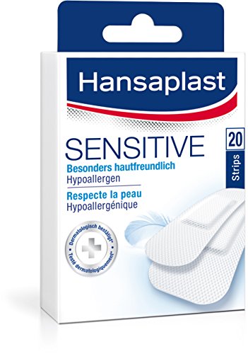 Hansaplast Sensitive 20 tiras