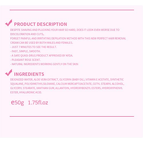 Haplws Crema depilatoria Suave, indolora, Suave No irritante Axila Cabello Pierna Cabello Cuerpo Cabello Todo el Cuerpo Crema depilatoria