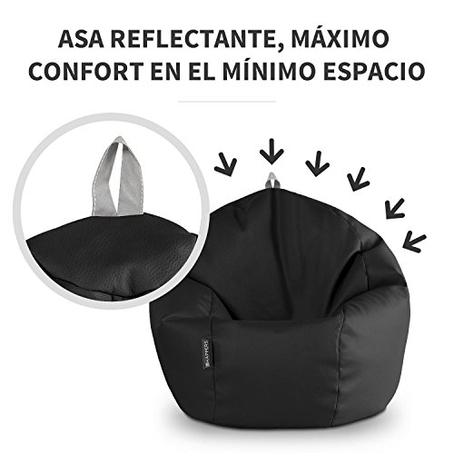 HAPPERS Puff Pelota Polipiel Indoor Rosa