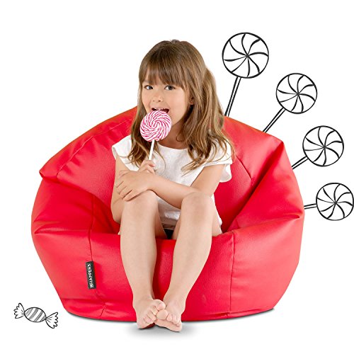 HAPPERS Puff Pelota Polipiel Indoor Rosa