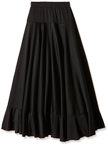 Happy Dance 147 - Falda de flamenco para mujer, color negro, talla 40