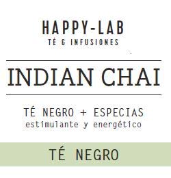 Happy-Lab Indian Chai Té Infusión - 14 pirámides