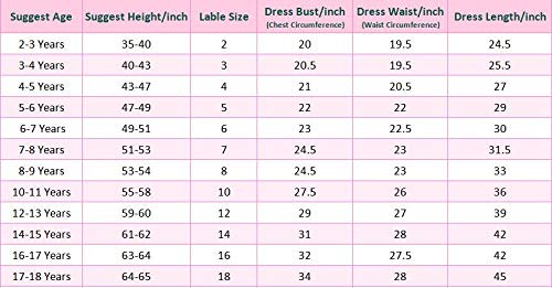 HAPPY ROSE Vestido de Dama de Honor para Niña Vestidos de Fiesta de Graduación Rojo 16 años