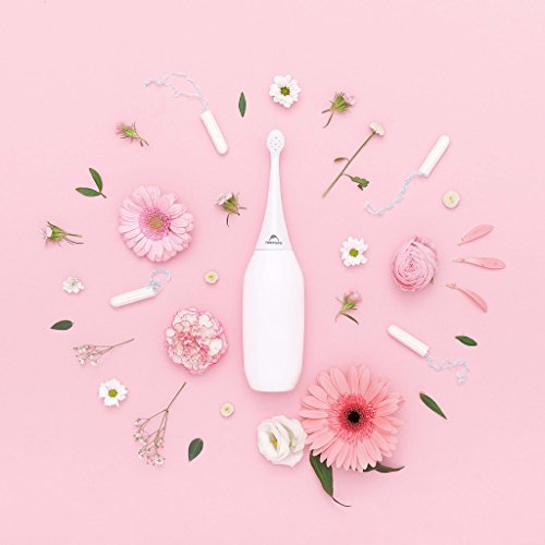 HAPPYPO Easy-Bidet - Para la higiene íntima y ducha femenina Una limpieza y un bienestar excelente ︎ Ecológico ︎ No requiere baterías, incluye bolsa de viaje ︎ delicado con la piel irritada