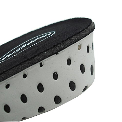 HappyStep® Plantillas elevadoras viscoelásticas invisibles, plantillas elevadoras, alzas, plantillas con alzas, unisex, ligeras y duraderas (alturas 4,3 cm)