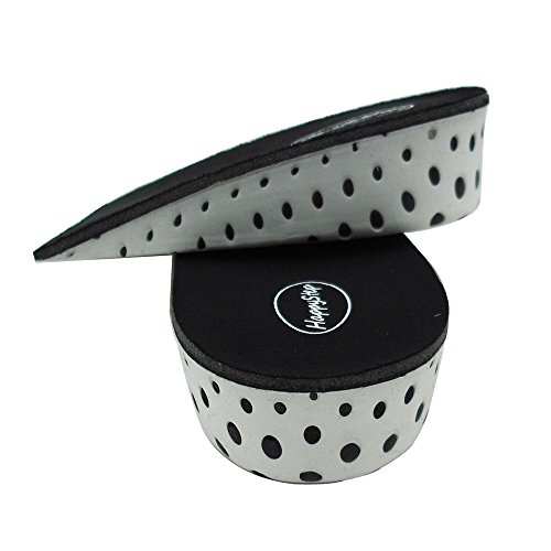 HappyStep® Tacón Plantillas elevadoras viscoelásticas invisibles, Tacón plantillas con alzas, unisex, ligeras y duraderas (alturas 3,3 cm)