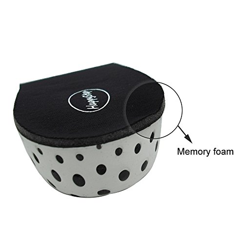 HappyStep® Tacón Plantillas elevadoras viscoelásticas invisibles, Tacón plantillas con alzas, unisex, ligeras y duraderas (alturas 3,3 cm)