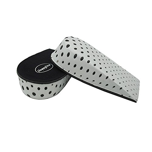 HappyStep® Tacón Plantillas elevadoras viscoelásticas invisibles, Tacón plantillas con alzas, unisex, ligeras y duraderas (alturas 3,3 cm)