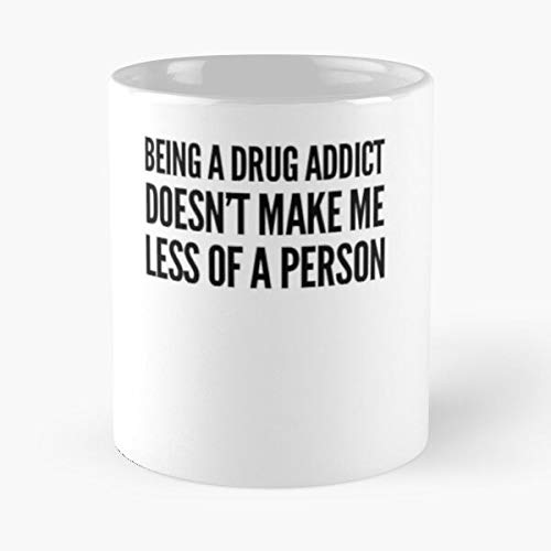 Hardymedicalsupplies Addict Marijuana Heroin Rights Justice Social Drug Awareness Junkie Equality Human Taza de café con Leche 11 oz