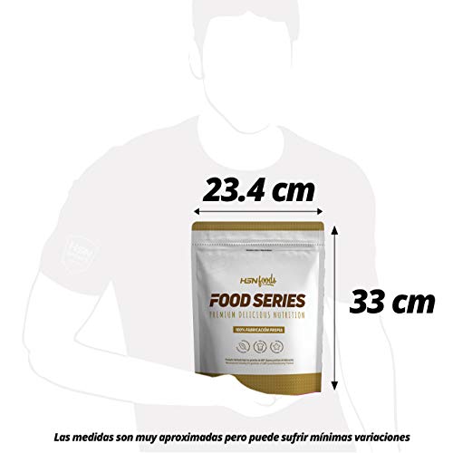 Harina de Arroz de HSN | Rice Flour | Energía Saludable 100% Natural | Formato de Finísima Textura en Polvo | Vegana, Sin Gluten, Sin Lactosa, Sin Soja, Sin Sabor, 1 Kg