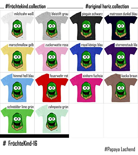 Hariz Baby Camiseta Papaya Lachend Frucht dulce Plus Tarjeta de regalo de algodón de azúcar rosa 9-15 meses/70-79 cm