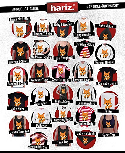 Hariz Baby Pijama zorro dulce animales zoo Plus Tarjeta de regalo blanco/azul marino 12 – 18 meses