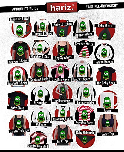 Hariz - Pelele para bebé, diseño con texto en alemán "Papaya Lachend frutas", incluye tarjeta de regalo de algodón de azúcar rosa 6-12 meses