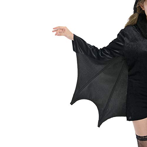 HARMON Disfraz De Murciélago Animal Vestido De Mujer Disfraz De Fiesta De Halloween Cosplay Ropa De Mujer Disfraces De Miedo,XXL