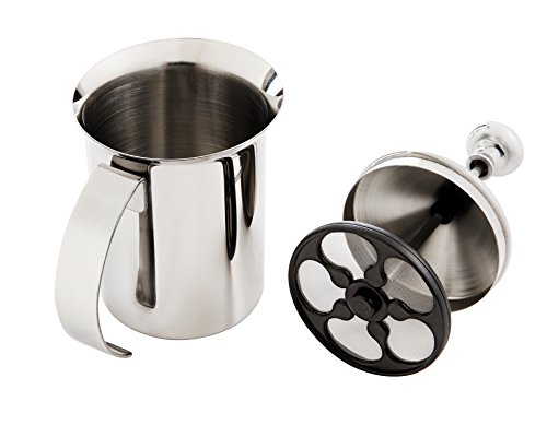 Harold Import Co 43127 HIC - Jarra de espuma de café con mango y tapa