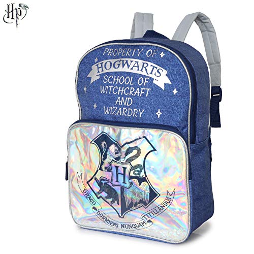 Harry Potter Bolsa Para Mujer Y Adolescentes | Mochilas Con Impresión De Estilo Vaquero | Amplia Mochila Para La Escuela, Trabajo, Viajes | Harry Potter Regalos Para Ella