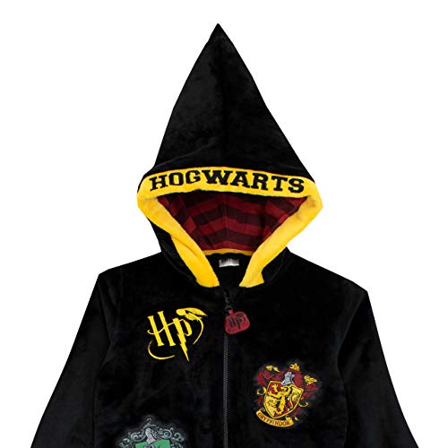 HARRY POTTER Pijama Entera para niños Negro 7-8 Años
