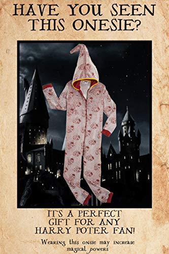 HARRY POTTER Pijamas de Una Pieza Que Brillan En La Oscuridad,Mono Infantil Entero Extra Suave con Capucha de Mago, Disfraz Ropa Invierno Niño,Regalos Originales Niña Niño (5/6 años)
