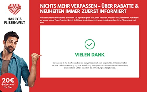 Harrys Fliesenwelt Newsletter App