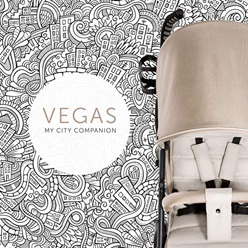 Hauck Vegas - silla de paseo con posiciones, plegado compacto, ligera, chasis aluminio, botellero, desde nacimiento hasta 25 kg, fungi (beige)