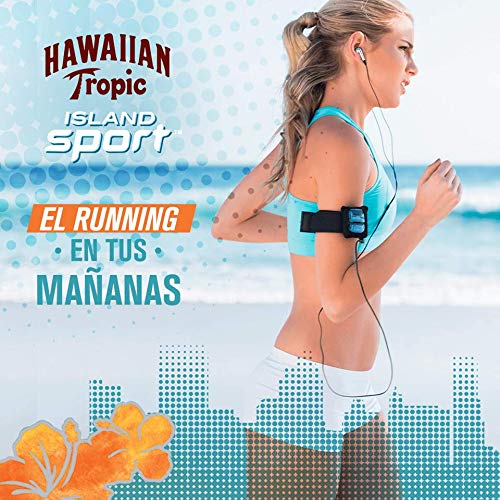 Hawaiian Tropic Island Sport SPF 15 - Bruma Solar Deportiva en Spray de Vaporización Continua de Protección Media, Textura Ultraligera para el Deporte, 220 ml