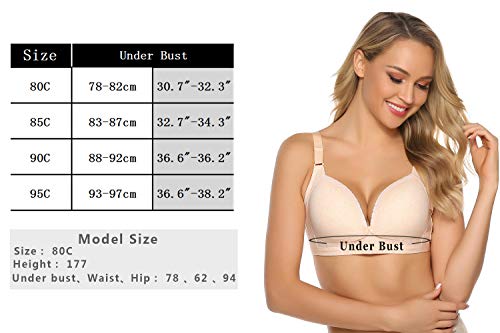 Hawiton Sujetador de Lactancia Maternidad Sin Aros Algodon Sujetadores Premamá y de Lactancia Sujetador de Embarazo Cómodo