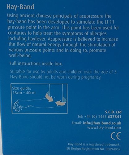 hay Band acupresión Banda Para Alivio De Alergia Al Polen