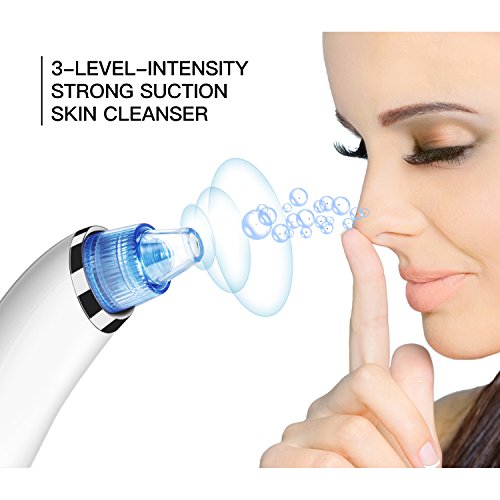 HBF USB Removedor Puntos Negros Quita Espinillas Electrico Limpiador De Poros Electrico Aparato Sacar Acné Comedones