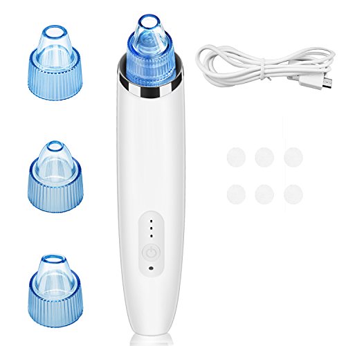 HBF USB Removedor Puntos Negros Quita Espinillas Electrico Limpiador De Poros Electrico Aparato Sacar Acné Comedones