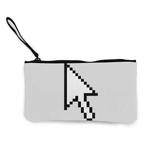 Hdadwy Monedero con Cremallera de Lona de ratón, Bolso de Maquillaje Personalizado para Dama, Bolso, Maleta Accesorios para Mujer