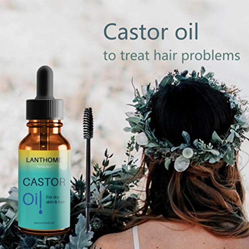 Healifty aceite de ricino tratamiento contra la pérdida de cabello que previene la calvicie crecimiento del cabello raíces que mejoran cuidado del cabello nutritivo tratamiento de aceite de ricino