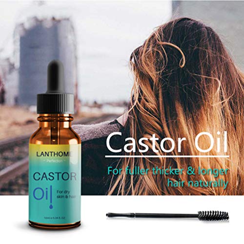 Healifty aceite de ricino tratamiento contra la pérdida de cabello que previene la calvicie crecimiento del cabello raíces que mejoran cuidado del cabello nutritivo tratamiento de aceite de ricino