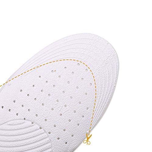 Healifty Par de Plantillas para Pie Plano Plantillas para Zapatos con Alzas Elevadora 1.5CM de PU Invisible para Mujer y Hombre Talla S